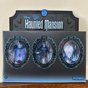 Disney Haunted Mansion Ghost Trio Figures - Blue and Gray